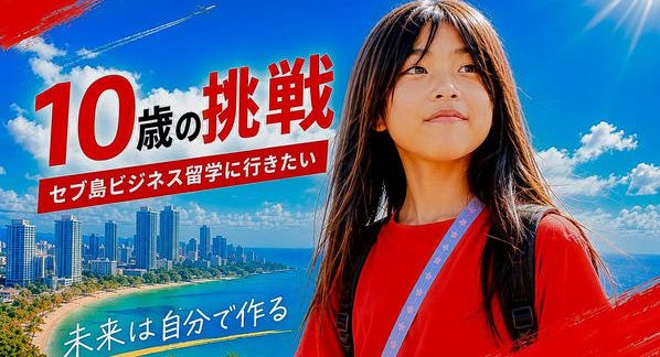 クラウドファンディングプロジェクト：【10歳の挑戦】 セブ島ビジネス留学に行きたい！
