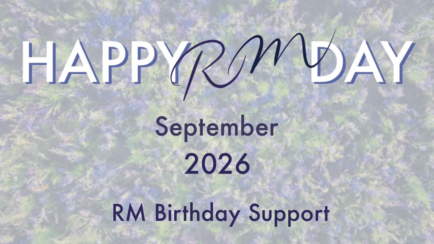 クラウドファンディングプロジェクト：RM Birthday Support 2026