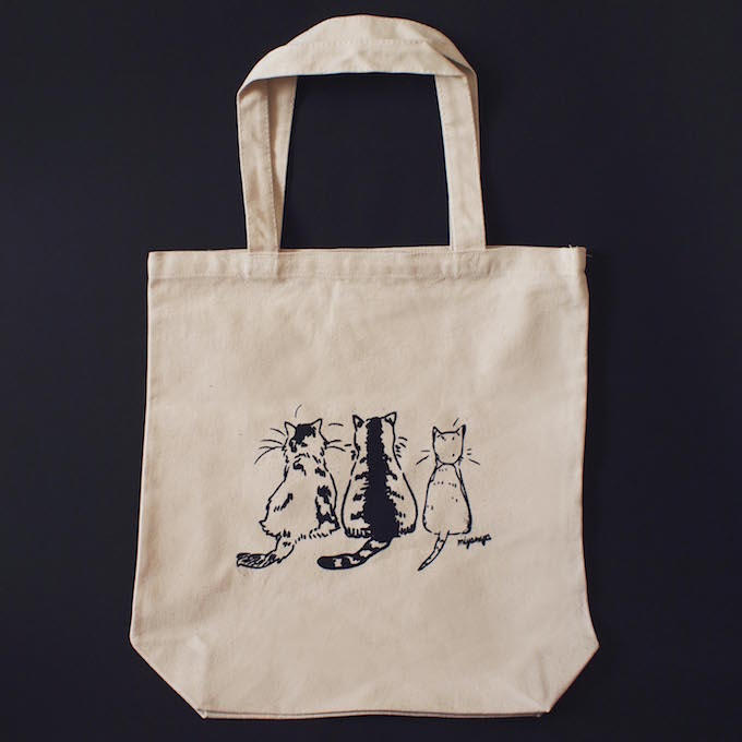 あなたの素敵な家族の猫ちゃんをオリジナルトートバッグに