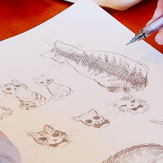 ご家族の猫ちゃんを描いたオリジナルトートバック製作券