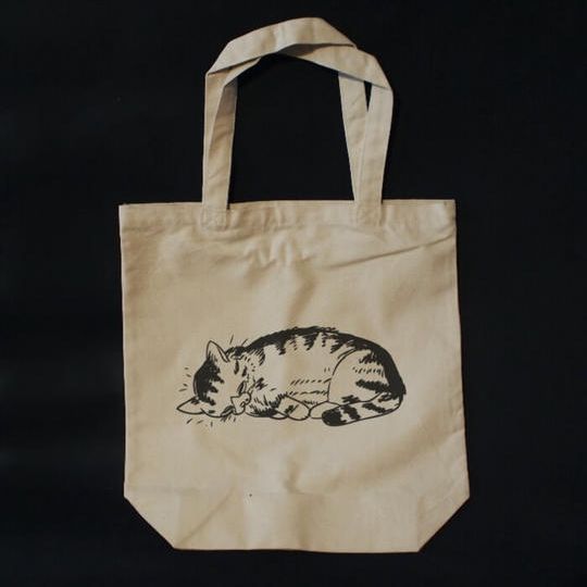 ご家族の猫ちゃんを描いたオリジナルトートバック追加製作券