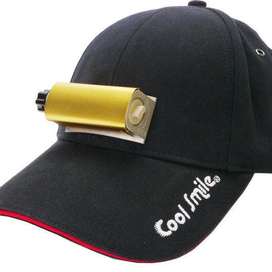 電池で冷える帽子クールスマイルＣＳ101　ブラック