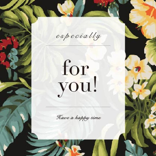 オリジナルメッセージカード3枚セットをプレゼント！