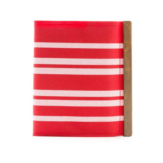 PURAI POPS ブックカバー(文庫本サイズ）レッド