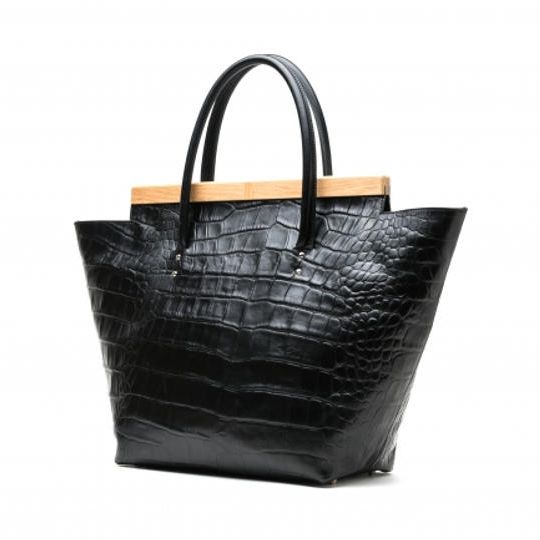 【限定5枚】「たつのレザー」× amorph トートバッグ（ブラック）