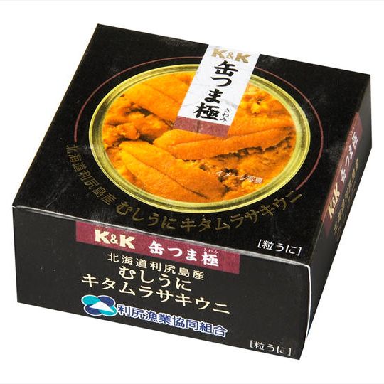 K&K 缶つま極 北海道利尻島産むしうにキタムラサキウニ 100g