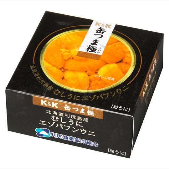 K&K 缶つま極 北海道利尻島産むしうにエゾバフンウニ 100g