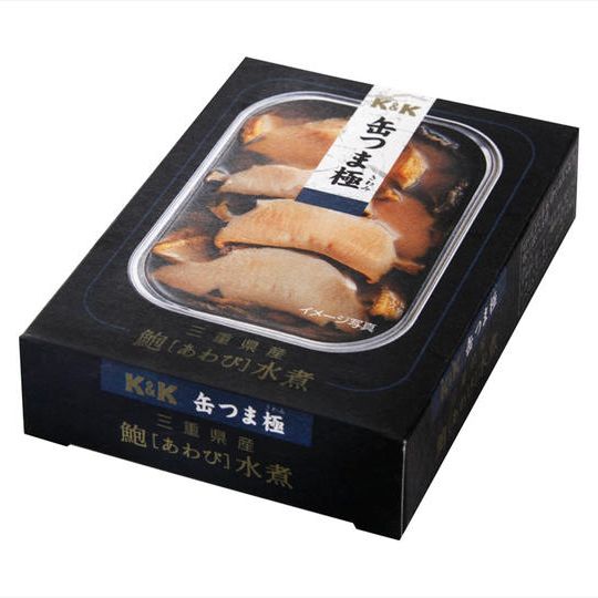K&K 缶つま極 三重県産あわび水煮 105g