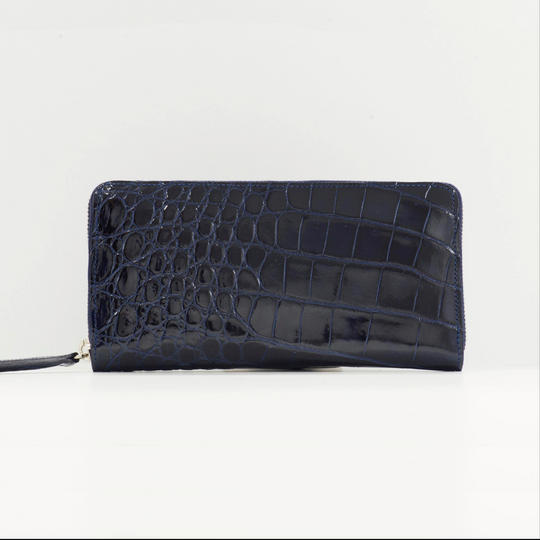 SUKUMO Crocodile WET シリーズ　ラウンドZIP