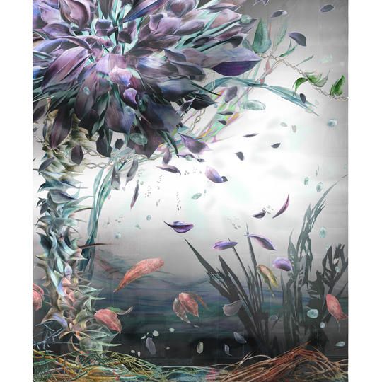 デジタル版画作品 Plant_yoru