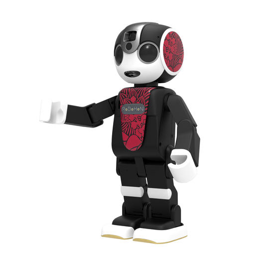 【限定1名様】ロボホン本体＋会津塗ロボホンウェア　耳・前掛けセット【朱磨き】