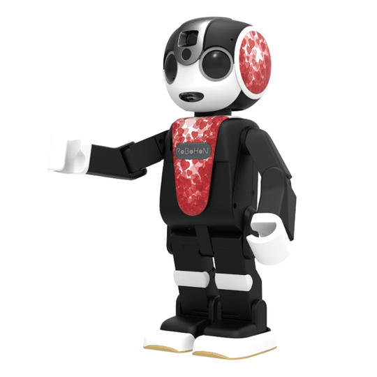 【限定10名様】ロボホン本体＋限定ロボホンウェア　耳・前掛けセット（HEART）