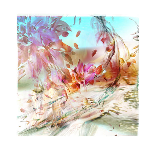 デジタル版画作品 Plant_beginning 0