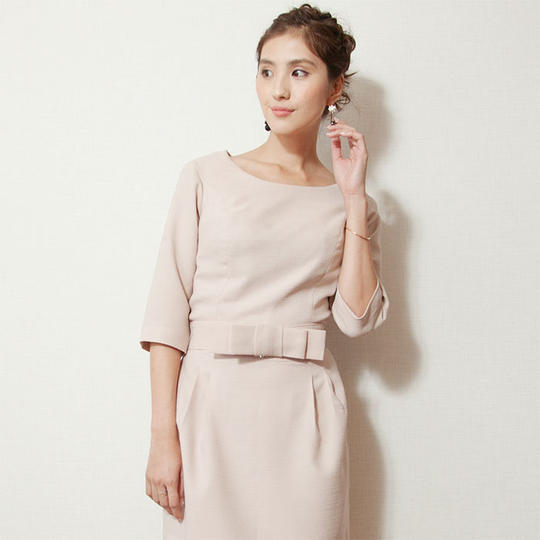 【限定発売】HEART CLOSETフォーマルリボンワンピース(ピンク)