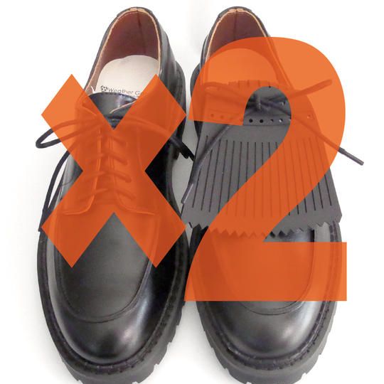 - DOUBLE TICKET - 完全防水レインシューズ