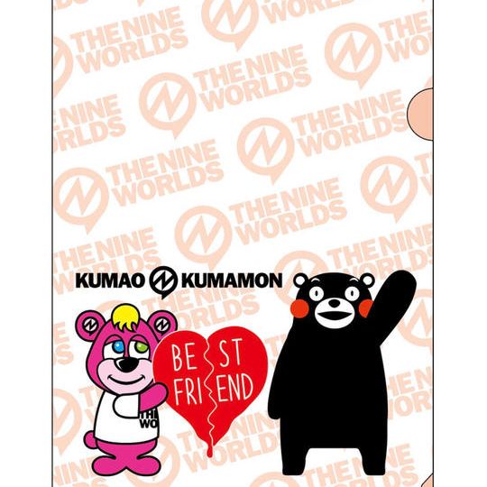 【38%OFF】くまモン × くまお コラボ A4クリアファイル(2枚組)