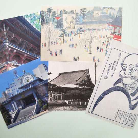 お礼状、特製しおり1枚、ポストカード5枚