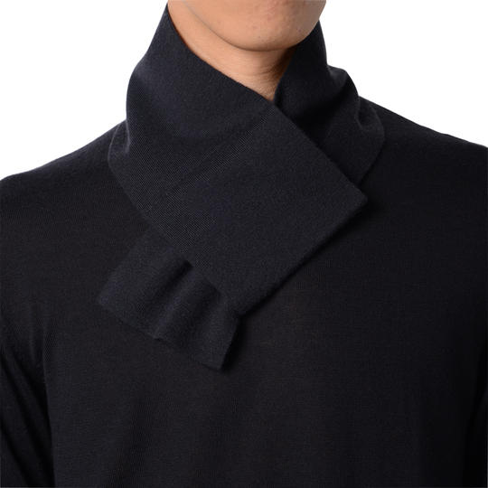 コンパクトマフラー(ブラック)フリーサイズ