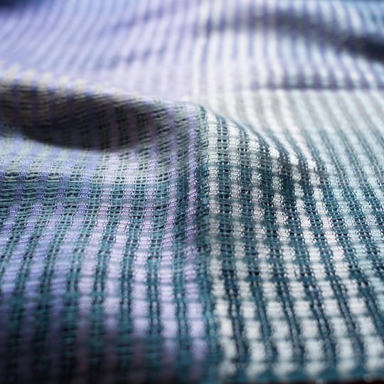 【先行予約】レース織ブルーグラデーションストール