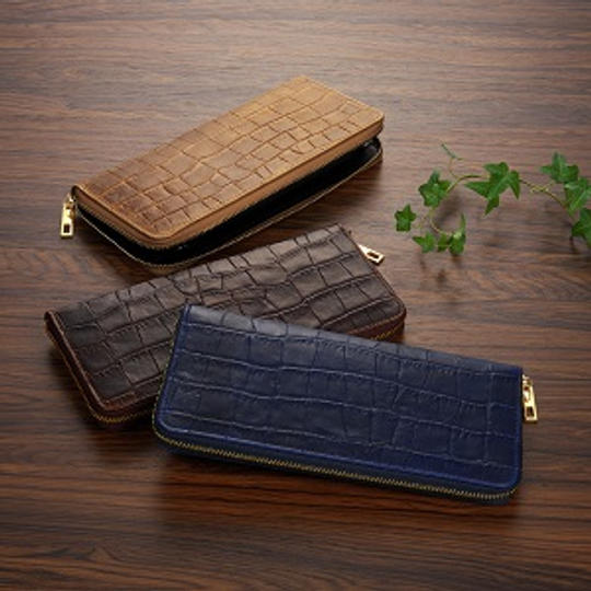 『ラウンドファスナー スリム長財布』先行発売記念割引20％OFF（全3色）