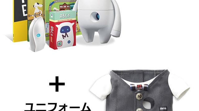 Musio X 教材セット＋ユニフォーム（男の子チェック服） - (英会話学習 