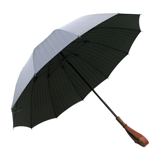 紳士ジャガード 裏ストライプ:グレー(雨傘)