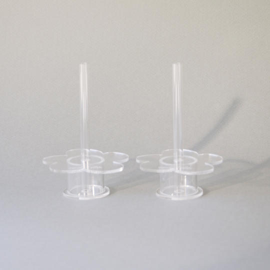 レインボースティック専用スタンド ／レーザー彫刻ロゴ入り【２セット】