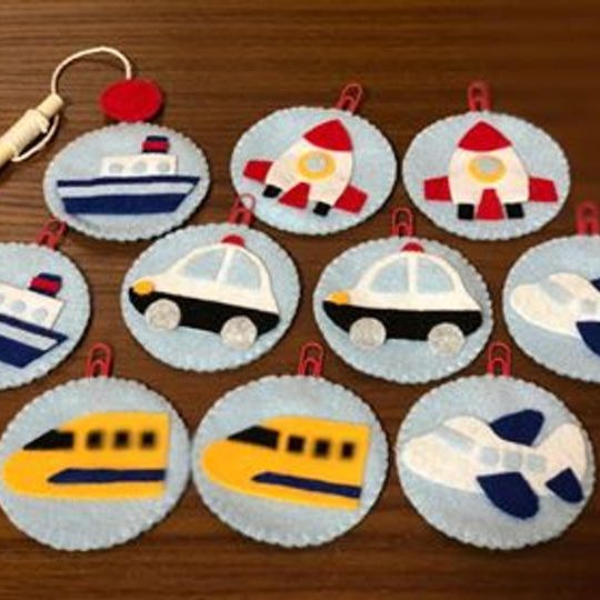 てぷてぷのフェルトおもちゃセット(男の子)とのコラボ防災ポーチ