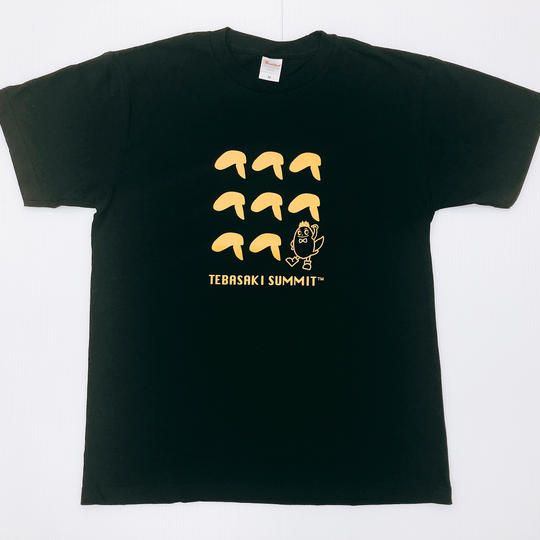 手羽先サミットオリジナルTシャツMサイズ（黒）＆応援認定証
