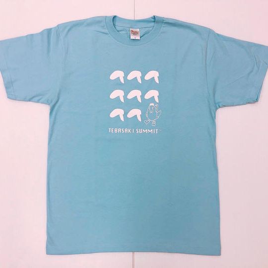 手羽先サミットオリジナルTシャツSサイズ（青）＆応援認定証