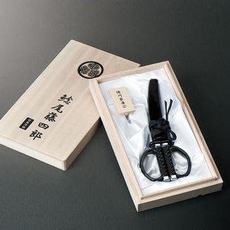 日本刀はさみ徳川家康モデル(越前本漆仕上げ)