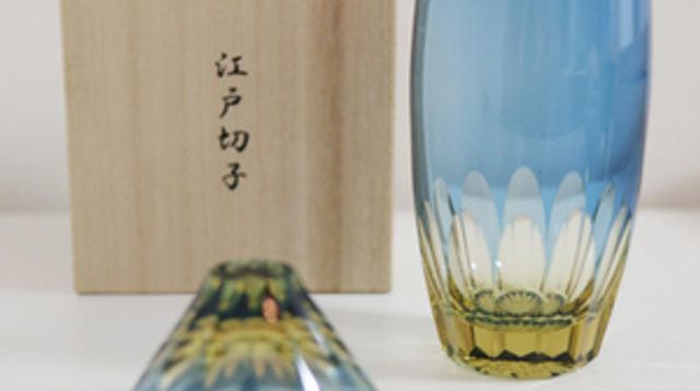 江戸切子　作家物 黒川昭男作の江戸切子 ロックグラスが入荷致しました！｜2022年