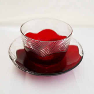 江戸切子『椿～TSUBAKI~』