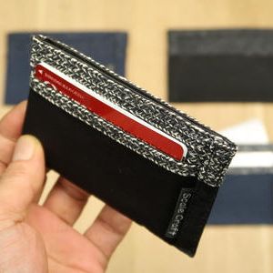 ミニマルカードケース【ブラックミックス】