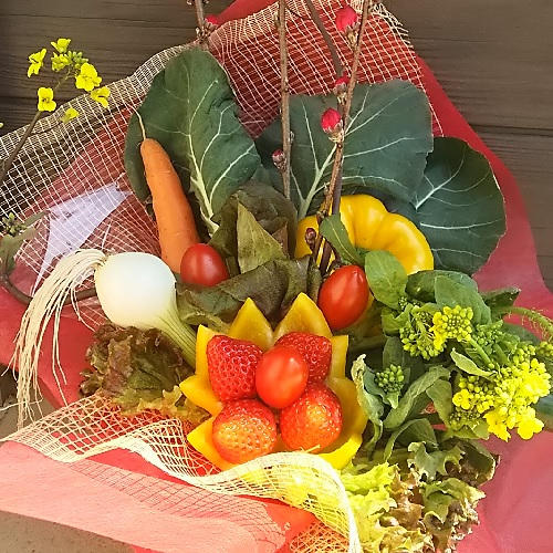 野菜ブーケ - (Vege-fru art ﾍﾞｼﾞﾌﾙｱｰﾄ) | 未来ショッピング公式ストア