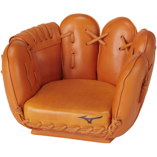 グラブチェア（小）【本プロジェクト限定特典】グラブ革製2つ折り財布つき