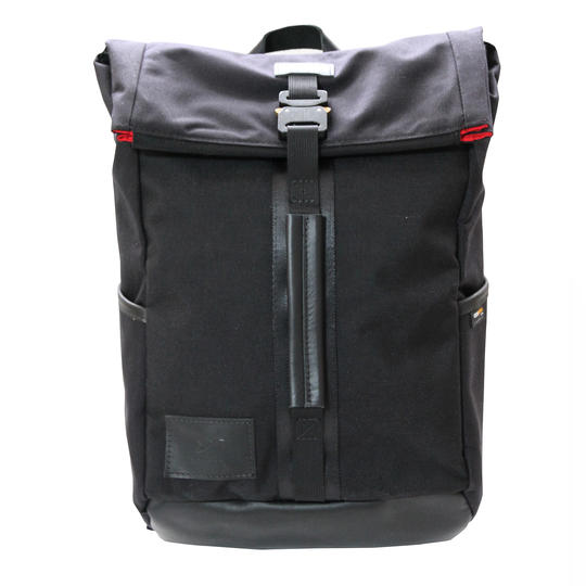 E【限定6名様】Vice Rucksack ブラック(ロゴ黒・金具黒)15%OFF(ナイロン生地)