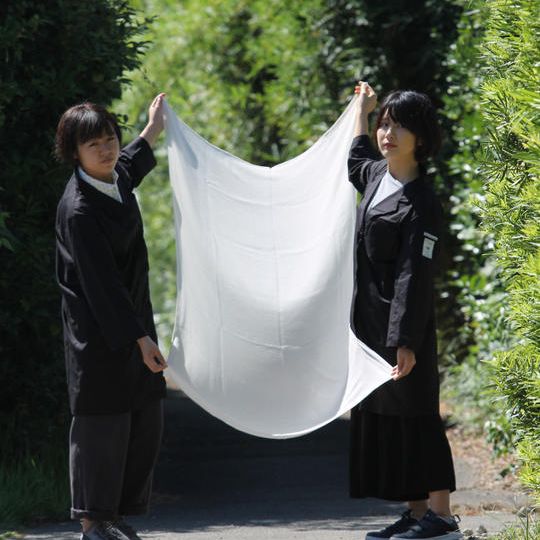 「300番手単糸」の、透けるおくるみ（10枚限定）