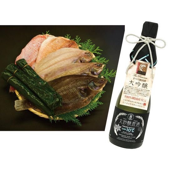 男山酒造大正期の歴史ある酒蔵案内＋和館で試飲と新銘柄酒のおもてなし　★海藻とお魚セット付