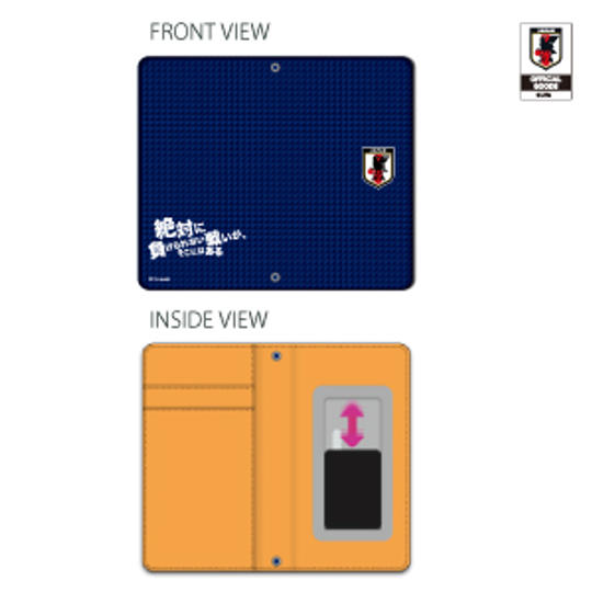 手帳型スマートフォンケース　サッカー日本代表Ver.