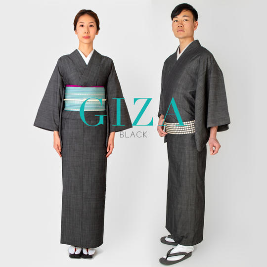 【10%OFF】《GIZAブラック》デニム着物