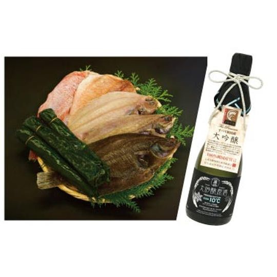 男山酒造大正期の歴史ある酒蔵案内＋和館で試飲と新銘柄酒のおもてなし　★海藻とお魚セット付