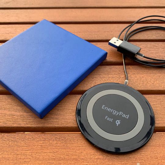 【クラウドファンディング限定】ワイヤレスコースター型スピーカー『Glasspeak』本革+充電パッド