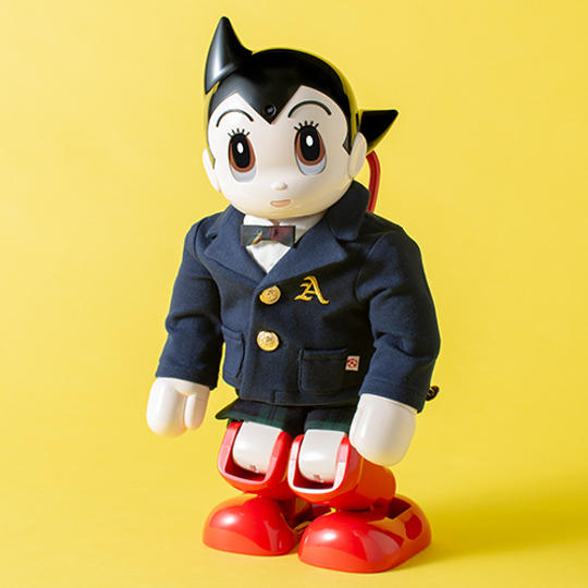 【限定アイテム付きセット】ATOM本体+ATOMウェア(通常版)紺色ブレザー・タータンチェックパンツ+限定胸刺繍