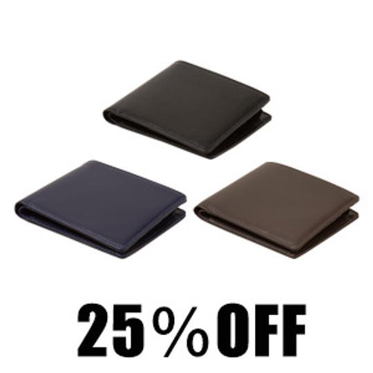【早割　25％OFF・先着30個限定】二つ折りウォレット