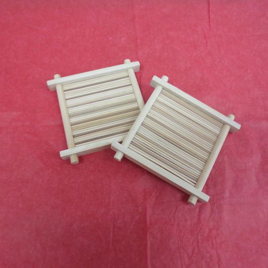 【当日来場できない方向け】　スリランカの竹製コースターペア