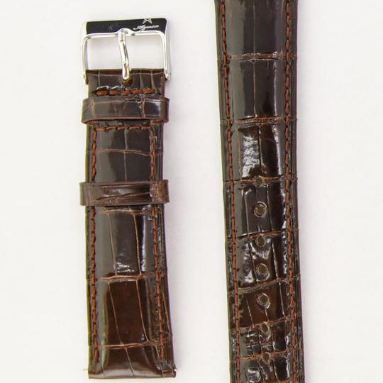 クロコダイルベルト 20mm幅 カラー:ブラウン