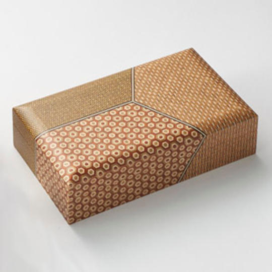 篠田英治作 箱根寄木細工 アクセサリーボックス（プレミアムギフトパッケージ入）