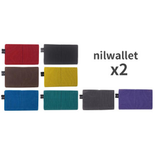 【200名限定】<28%OFF> nilwallet 2個