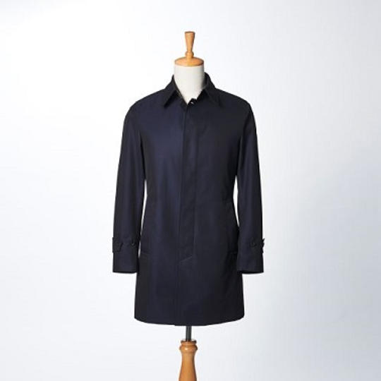 【極上割　10名様限定】最高級綿シルク　純国産ステンカラーコート